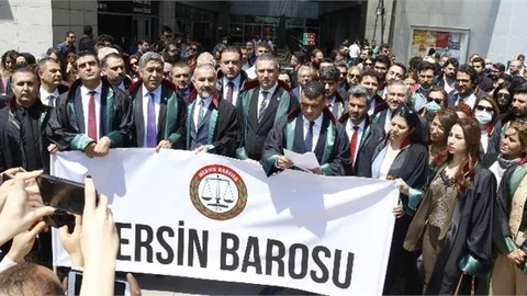 Mersin Barosu, Tbb ve Baro Başkanlarından, Haklarında Soruşturma Başlatılan Avukatlara Destek