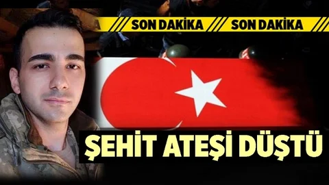 Şehidimizin Acı Haberi Baba Ocağına Ulaştı