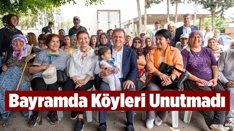 Başkan Vahap Seçer’den Köylere Bayram Ziyareti