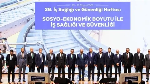 Bakan Bilgin, 36. İş Sağlığı ve Güvenliği Haftası Açılış Programı'na Katıldı