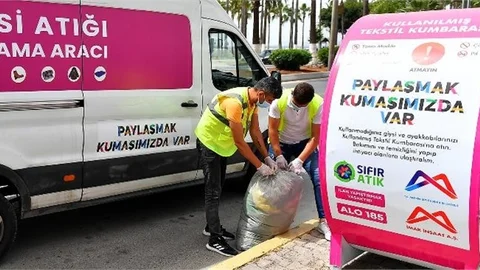 Mersin’de 600 Noktada ‘kullanılmış Tekstil Kumbarası’ Olacak