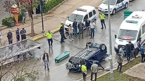 Mersin'de Trafik Kazasında Polis Memuru Canından Oldu