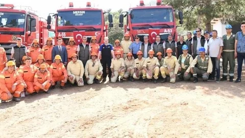 Orman Yangını Tatbikatı Gerçeğini Aratmadı