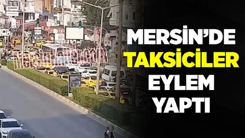 Yol Kapatan Taksiciler Yakıt Fiyatlarını Protesto Etti