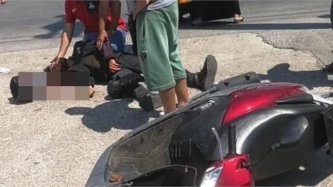 Aracın Çarptığı Kurye Ağır Yaralandı