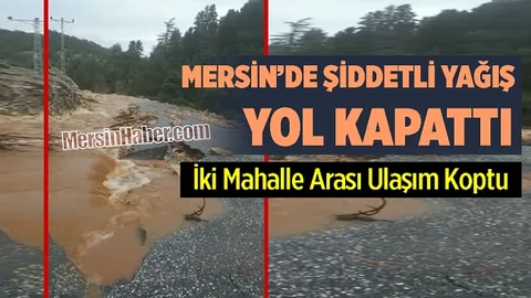 Çökmeler Oluşan Yol Sebebiyle İki Mahalle Arası Ulaşım Koptu
