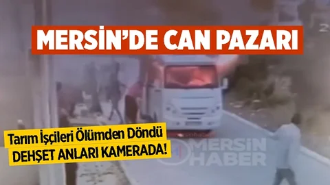 Mersin’in Tarsus İlçesinde Yangın Kabusu, Servis Aracı Alev Alev Yandı