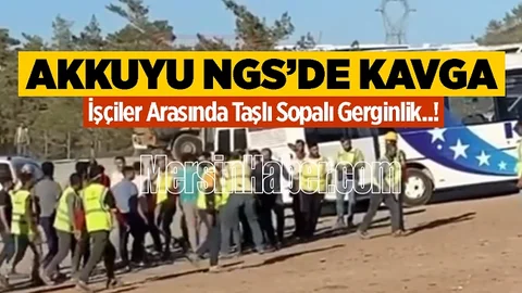 İşçiler Arasındaki Taşlı Sopalı Kavgayı Jandarma Ekipleri Ayırdı