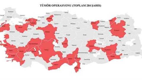 Organize Suç Örgütlerine Yönelik "Tümör" Operasyonu Başlatıldı