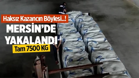 Mersin Polisinden Gümrük Kaçağı Gübre Operasyonu