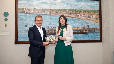 KKTC Heyetinden, Barış HarekÂtının Yıldönümünde Başkan Seçer’e Ziyaret