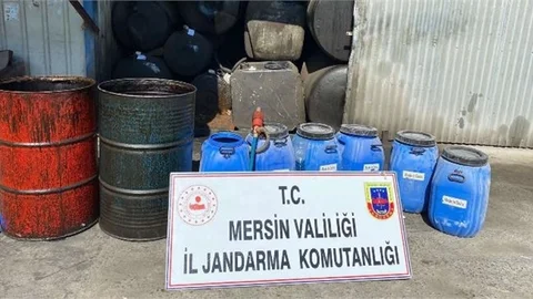Mersin'de Jandarmadan Kaçak Akaryakıt Operasyonu