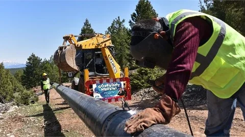 MESKİ, Tarsus Gülek Mahallesi’ndeki İçmesuyu Çalışmalarına Devam Ediyor