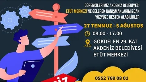 Akdeniz Belediyesi Etüt Merkezi, Tercih Yapacak Gençlerin Yanında!