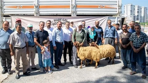 Mersin Büyükşehir’in Küçükbaş Hayvan Desteği Sürüyor