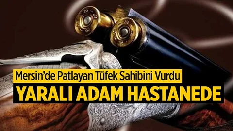 Damda Ateş Alan Tüfek Sahibini Ağır Yaraladı
