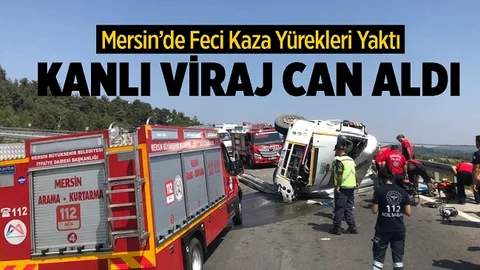 Kanlı Virajda Devrilen Tankerin Sürücüsü Hayatını Kaybetti