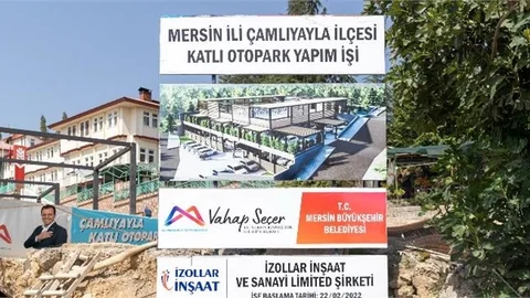 Çamlıyayla Katlı Otoparkı 1 Ay Sonra Hizmette