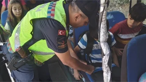 Mersin'de 571 Okul Servis Aracı Denetlendi