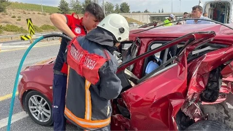 Tem Otoyolu Pozantı-tarsus İstikametinde Trafik Kazası