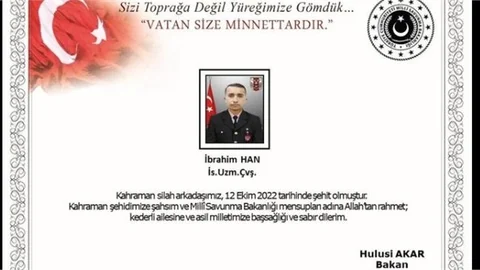 Pençe-kilit Operasyonu Bölgesinden Acı Haber