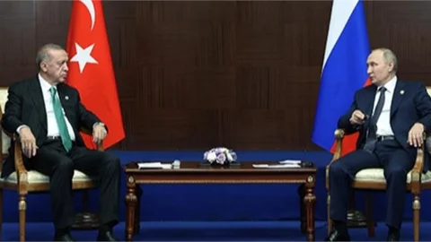 Cumhurbaşkanı Erdoğan, Rusya Devlet Başkanı Putin İle Görüştü