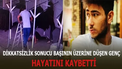 Mersin'de Tekstil Firmasındaki Genç Başının Üzerine Düşmesi Sonucu Hayatını Kaybetti