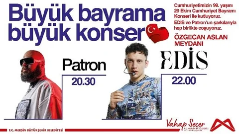 Mersin Büyükşehir’den 29 Ekim’e Yakışır Cumhuriyet Şöleni