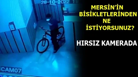 Bisiklet Hırsızlığı Kameralara Yansıdı