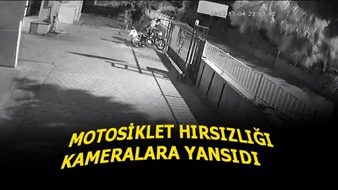 Mersin'de Bir Şüpheli Motosiklet Çaldı