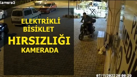 Mersin'de Elektrikli Bisiklet Hırsızlığı