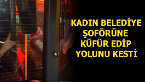 Belediye ve Minibüs Şoförü Arasında Gerginlik