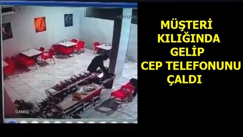 Hırsızlık Anı Kamerada