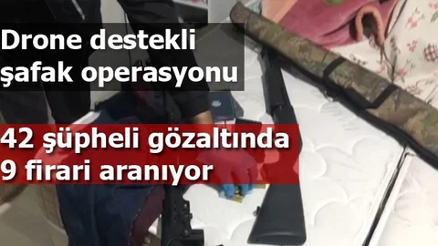 Mersin'de Şafak Operasyonu:51 Gözaltı Kararı
