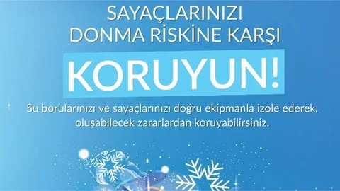 MESKİ, Sayaçların Donma Tehlikesine Karşı Uyardı