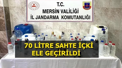Jandarmadan Sahte İçki Operasyonu