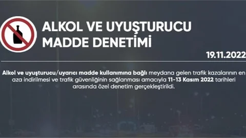 Alkol ve Uyuşturucu/uyarıcı Madde Denetimi