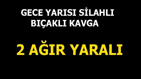 İşhanı Önünde Silahlı Kavga: 2 Yaralı