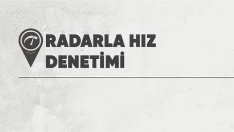 Radarla Hız Denetimi Gerçekleştirildi