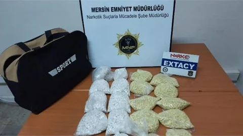 Erdemli’de Uyuşturucu Hap Ele Geçirildi