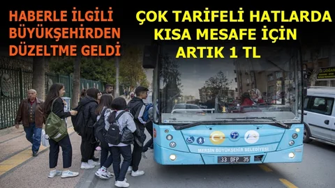 Öğrenci Abonmanı Çok Tarifeli Hatlarda Kısa Mesafe İçin Artık 1 TL