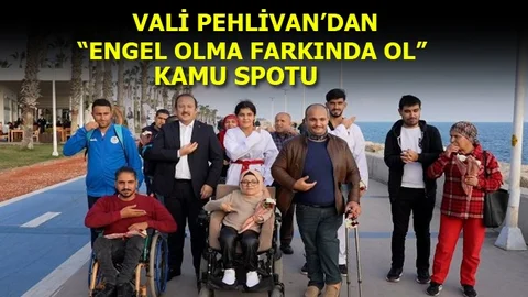 Vali Pehlivan'dan Engel Olma Farkında Ol Kamu Spotu