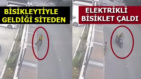 Mersin'de Elektrikli Bisiklet Hırsızlığı
