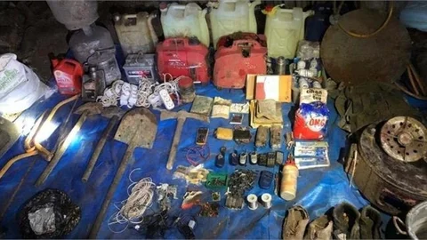 PKK Terör Örgütünün Sözde El Yapımı Patlayıcı Eğitim Kampı İmha Edildi