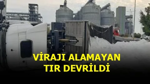 Mersin-tarsus Organizede Kaza, TIR Devrildi