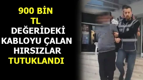 Kablo Hırsızları Yakalandı