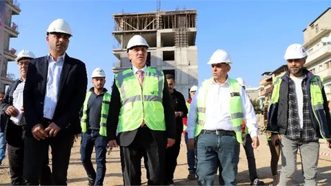 Başkan Gültak, Barış Mahallesi TOKİ Proje Sahasını Ziyaret Etti