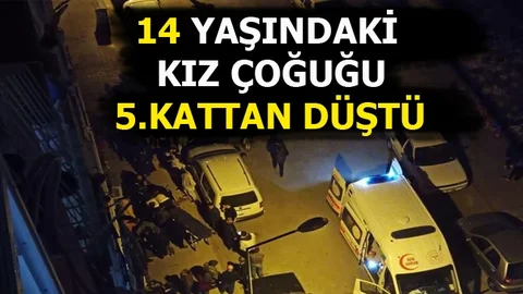 14 Yaşındaki Çocuk Yüksekten Düştü