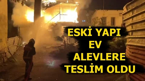 Eski Ev Alev Alev Yandı