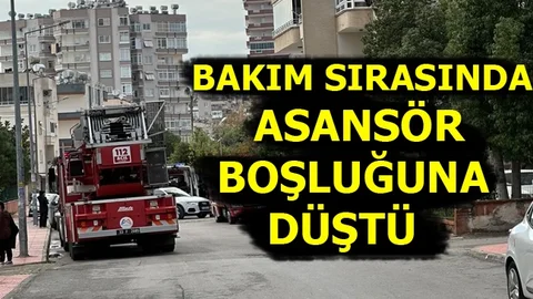 Asansör Boşluğuna Düşen Adam Ağır Yaralandı